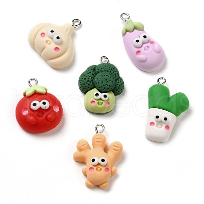 Opaque Resin Imitation Food Pendants CRES-M030-04-1