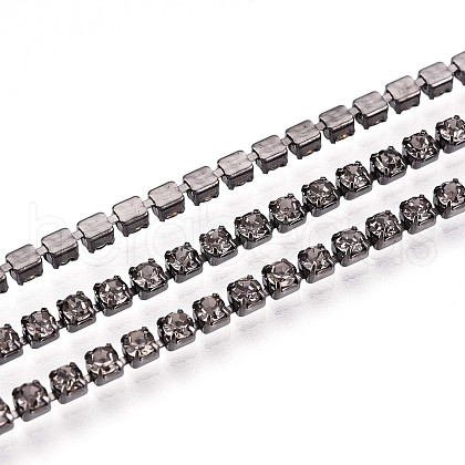 Iron Rhinestone Cup Chains CH-T006-02A-02-1