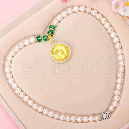 Mother's Day Jewellery Natural Freshwater Pearl Beaded Necklaces for Women WGE4EAE-16-1