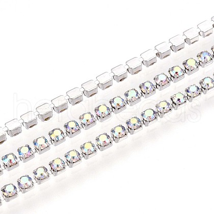 Iron Rhinestone Cup Chains CH-T006-02A-05-1