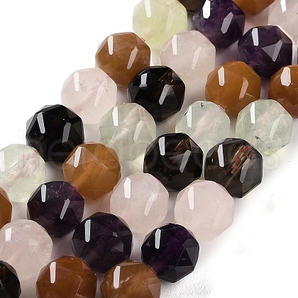 Natural Mixed Gemstone Beads Strands G-NH0021-A27-02-1