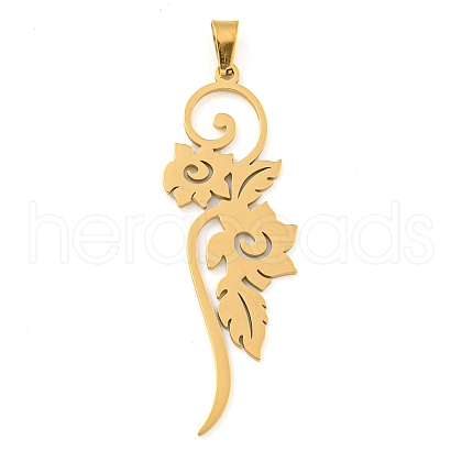 304 Stainless Steel Pendants STAS-Z076-17G-1