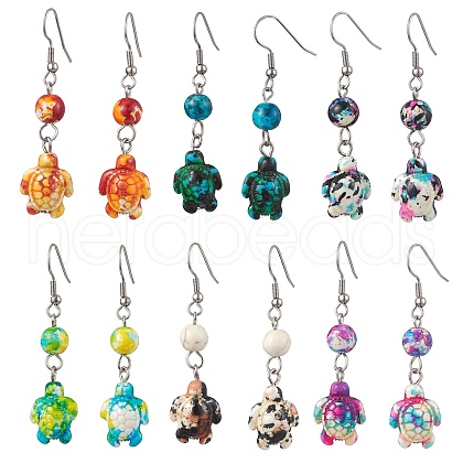 304 Stainless Steel Dangle Earring EJEW-JE05951-1