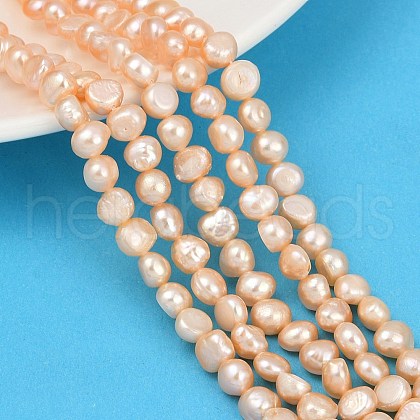 Natural Cultured Freshwater Pearl Beads Strands PEAR-P064-20A-04D-1