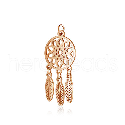304 Stainless Steel Pendants STAS-T036-T507R-1