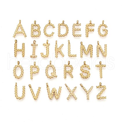26Pcs 304 Stainless Steel Charms STAS-T064-75G-1