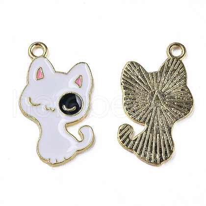 Alloy Enamel Pendants ENAM-N059-04-B02-1