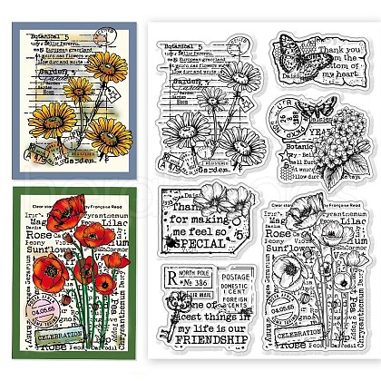 PVC Plastic Clear Stamps DIY-WH0631-0556-1