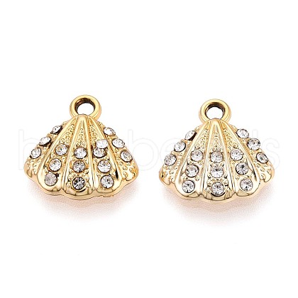 Alloy Rhinestone Pendants PALLOY-T090-60KCG-1