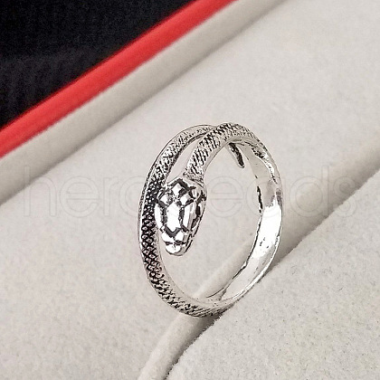 Tibetan Style Alloy Cuff Rings FS-WGA06B7-10-1