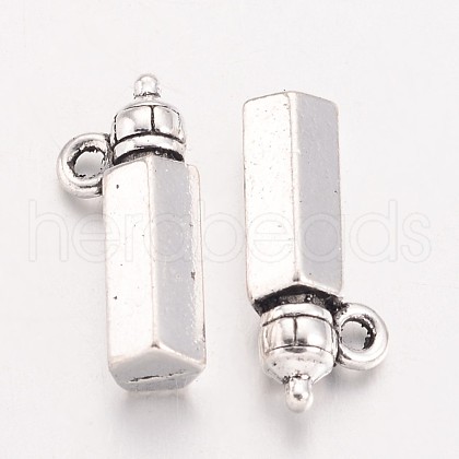 Tibetan Style Alloy Feeding-bottle Pendants TIBEP-2655-AS-RS-1