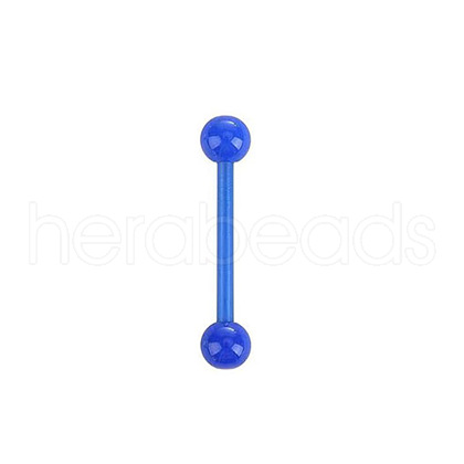 Luminous Acrylic 15 Gauge Tongue Rings WG90989-08-1