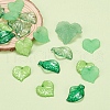 60Pcs 6 Style Transparent & Frosted & Opaque Acrylic Pendants FACR-YW0001-01-6