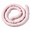 Handmade Polymer Clay Beads Strands X-CLAY-R089-8mm-145-3