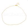 Gold Plated Tin Alloy Snake Chain Fine Necklaces NJEW-BB10181-18-2