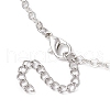 Cross Alloy Pendants Necklaces NJEW-JN05187-02-5