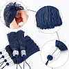 Gorgecraft 8Pcs Polyester Tassel Pendant Decorations AJEW-GF0004-66C-4