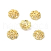 Rack Plating Brass Beads Caps KK-B088-02B-G-1