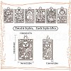 SUNNYCLUE 36pcs 6 style Tibetan Style Alloy Pendants FIND-SC0003-55-2