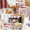 Square Paper Gift Tote Bags with Plastic Visible Window ABAG-WH0051-10B-6