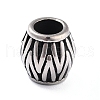 304 Stainless Steel European Beads STAS-I190-22AS-1