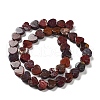 Natural Red Ocean Agate Beads Strands G-G084-B11-02-3