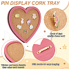 Wall Jewelry Display Cork Tray AJEW-WH0348-466A-4