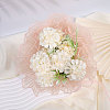 Organza Pleated Gauze Ribbon OCOR-WH0070-106A-3