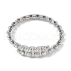 Brass Crystal Rhinestone Bangles for Women BJEW-H609-01P-2