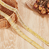 Ethnic Style Polyester Flower Jacquard Ribbons DIY-WH0656-63A-5