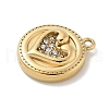 304 Stainless Steel Rhinestone Pendants STAS-I322-54G-2