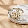 Round Alloy Adjustable Rings for Women RJEW-B108-04KCG-3