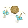 Glass Dangle Earrings EJEW-MZ00320-03-3