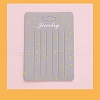 Paper Hair Clip Display Cards PW-WGA76A2-08-1