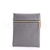Rectangle PU Leather Jewelry Gift Zipper Bags PW-WGB98FA-14-1