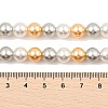 Baking Painted Pearlized Glass Pearl Round Bead Strands PEAR-H019-02C-06-2