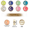   Brass Enamel Beads KK-PH0009-05-2