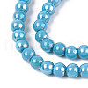 Electroplate Opaque Glass Beads Strands GLAA-T032-P4mm-AB13-A-3