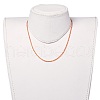 Cubic Zirconia Beaded Necklaces NJEW-JN02618-5