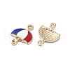 Alloy Enamel Pendants ENAM-R149-07C-G-2