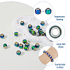 HOBBIESAY 24Pcs Glass European Beads GLAA-HY0001-32-5