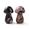 Natural Rhodonite GuaSha Stone G-A205-25S-2