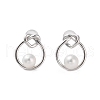 925 Sterling Silver Studs Earring EJEW-H002-10P-1