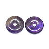 Natural Amethyst Pendants G-P415-22B-2