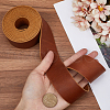 2M Flat AB Grade Cowhide Leather Cord AJEW-WH0479-73E-03-3