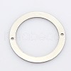 Tarnish Resistant 201 Stainless Steel Ring Slice Links X-STAS-G113-72P-2