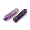 Natural Mixed Gemstone Pointed Pendants G-Q035-01-2