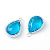 Glass Pendants GLAA-A037-G-02S-2