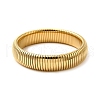 304 Stainless Steel Stretch Bracelets for Women Men BJEW-A031-02A-G-2
