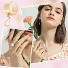 Unicraftale DIY Love Charm Cuff Ring Making Kit STAS-UN0039-60-6
